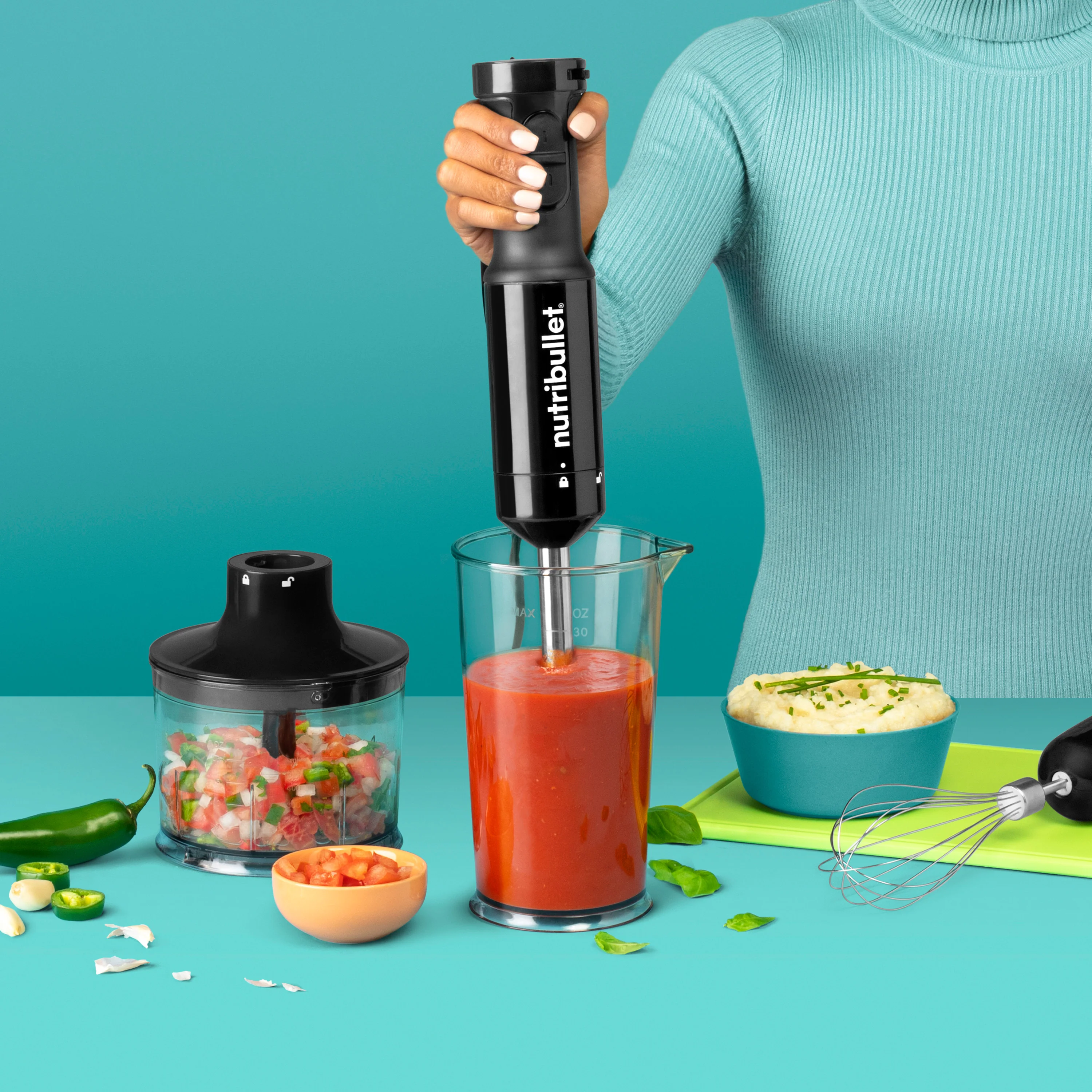 NutriBullet Immersion Blender Deluxe Set - Image 4